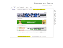 Tablet Screenshot of bannersandbucks.com